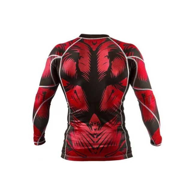 Рашгард Peresvit Beast Silver Force Rashguard Long Sleeve Red
