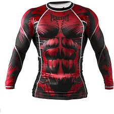 Рашгард з довгим рукавом Peresvit Beast Silver Force Red