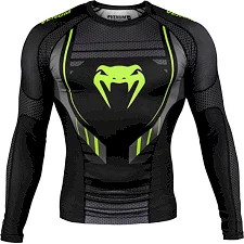 Рашгард із довгим рукавом VENUM Technical 2.0 Long Black Yellow
