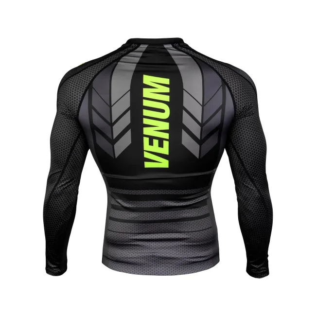 Рашгард Venum Technical 2.0 Rashguards Long Black Yellow