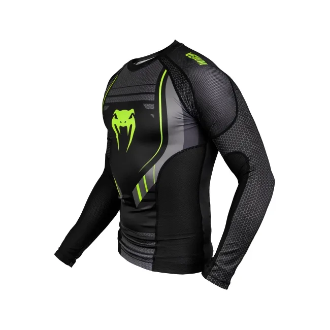 Рашгард Venum Technical 2.0 Rashguards Long Black Yellow