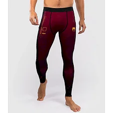 Штани компресійні VENUM Tactical XT - Black/Burgundy/Gold