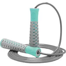 Скакалка POWERPLAY 4206 PRO+ Серо-мятная (2,75м)