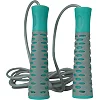 Скакалка POWERPLAY 4206 PRO+ Серо-мятная (2,75м)