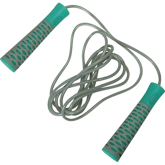 Скакалка POWERPLAY 4206 PRO+ Серо-мятная (2,75м)