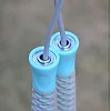 Скакалка POWERPLAY 4206 PRO+ Серо-мятная (2,75м)