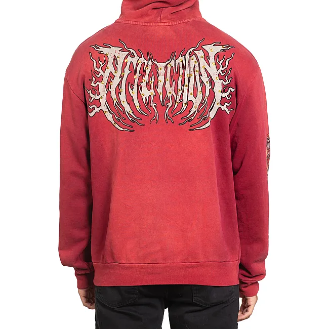 Толстовка AFFLICTION Toxic Tavern Po Vtg. Red Potassium Spray