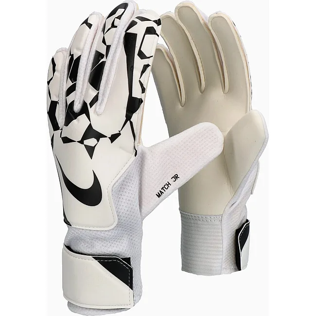 Вратарские перчатки детские Nike NK GK MATCH JR-HO24 белый, черный