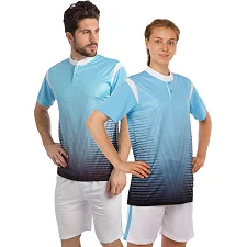 Футбольна форма комплект футболка та шорти SP-SPORT Brill CO-16004 (Блакитний-білий)