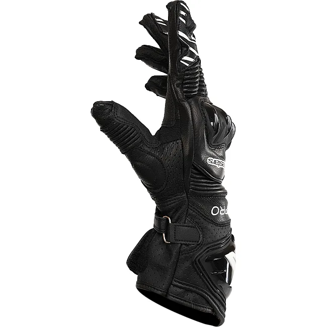 Мотоперчатки гоночные ALPINESTAR AX-19 (Черный-салатовый)