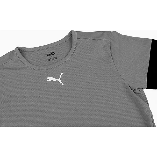 Футболка детская Puma teamRISE Jersey Jr серый