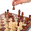 Распродажа! Шахматы деревянные ZOOCEN FL125 25см x 25см x 2,5см