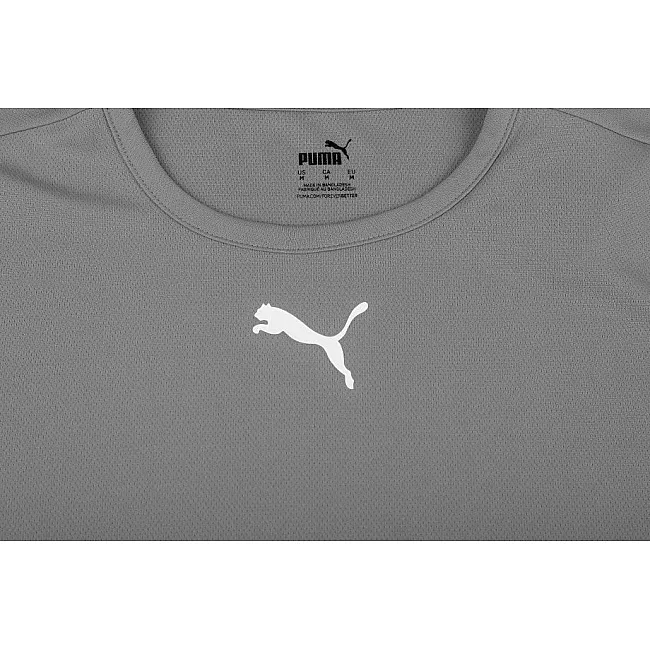 Футболка детская Puma teamRISE Jersey Jr серый