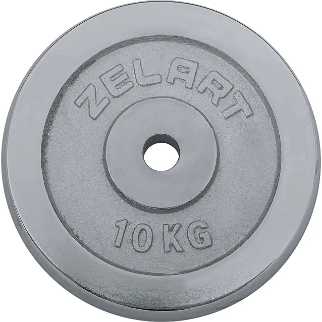 Блины диски хромированные ZELART
 TA-7786-10 31мм 10кг хром