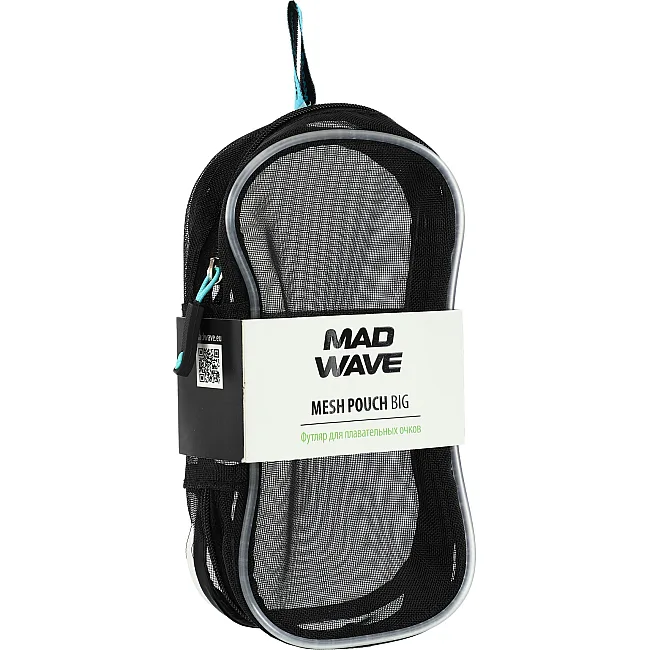 Чехол очков для плавания MADWAVE
 MESH POUCH BIG M070303 (Черный)