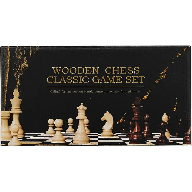 Распродажа! Шахматы деревянные ZOOCEN FL125 25см x 25см x 2,5см