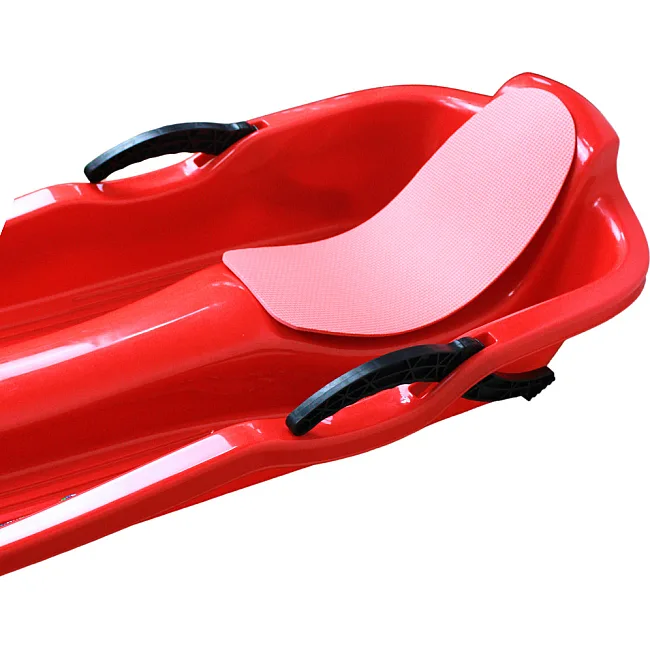 Санки пластиковые с тормозами Prime Sport Snow Rider красные