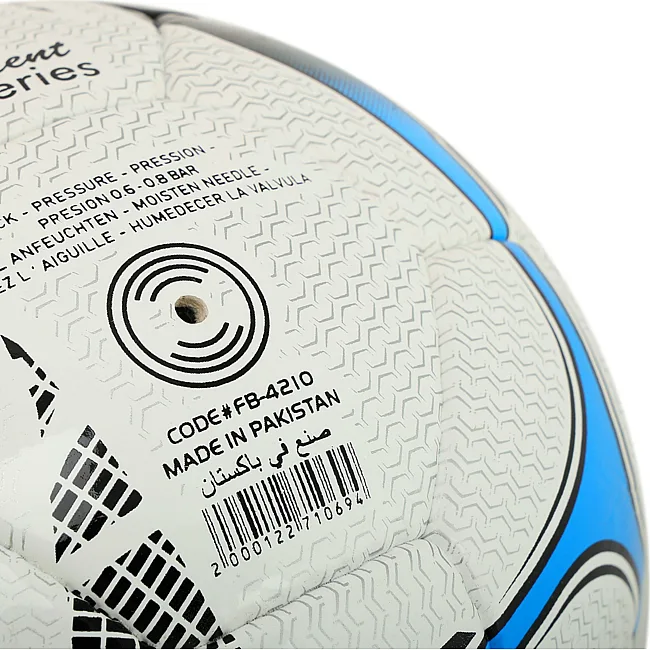 Футбольный мяч
 профессиональный SOCCERMAX FB-4210 №5 PU (Белый-синий)
