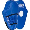 Лапа боксерская прямая тренировочная удлиненная SPORTKO PD3 30x20x5см 2штуки (Синий)