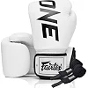 Боксерские перчатки Fairtex BGV1-ONE (натуральная кожа) White (бинты в комплекте)