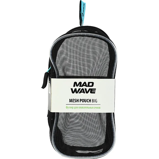Чехол очков для плавания MADWAVE
 MESH POUCH BIG M070303 (Черный)