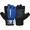 Перчатки для фитнеса RDX W1 HALF BLUE