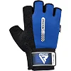 Перчатки для фитнеса RDX W1 HALF BLUE