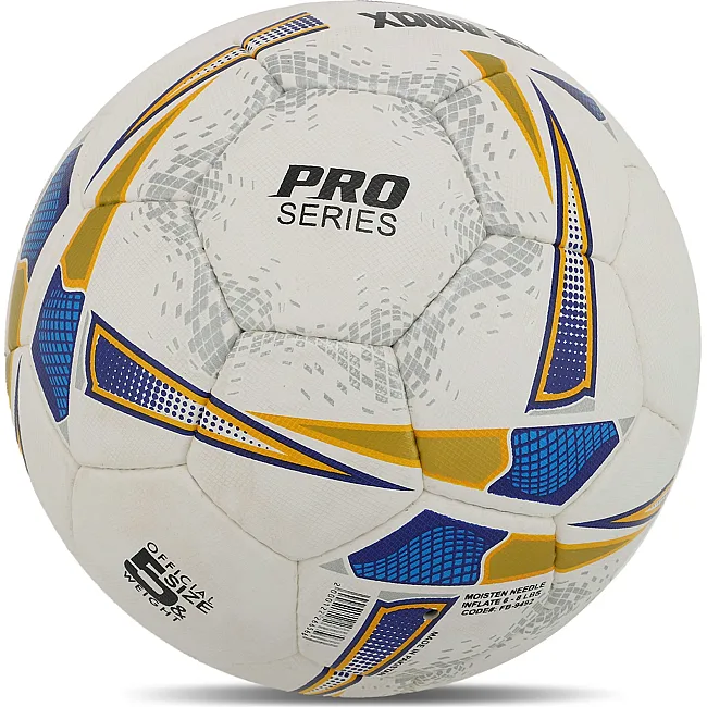 Футбольний м'яч
 SOCCERMAX FB-9492 №5 PU (Білий-золотий)