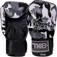 Перчатки для бокса кожаные TOP KING Empower Camouflage TKBGEM-03 8-18унций (Камуфляж)