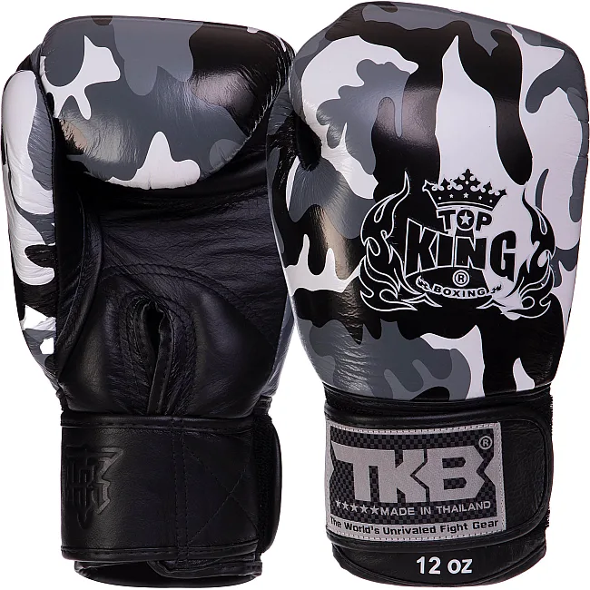 Перчатки для бокса


 кожаные TOP KING Empower Camouflage TKBGEM-03 8-18унций (Камуфляж
)