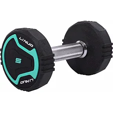 Гантель профессиональная с полиуретановым покрытием LI NUO TA-3614-5 1шт 5кг