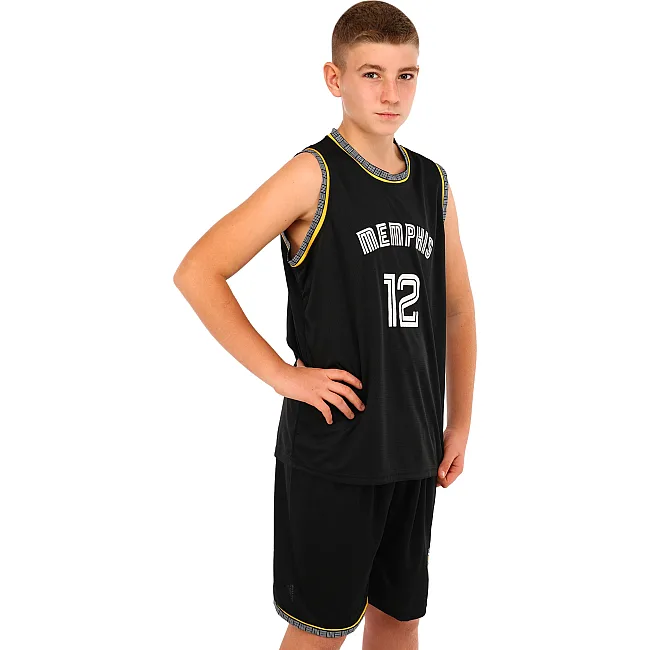 Детская баскетбольная форма
 NBA клуб Memphis Grizzlies 12 BA-6599 (Черный)