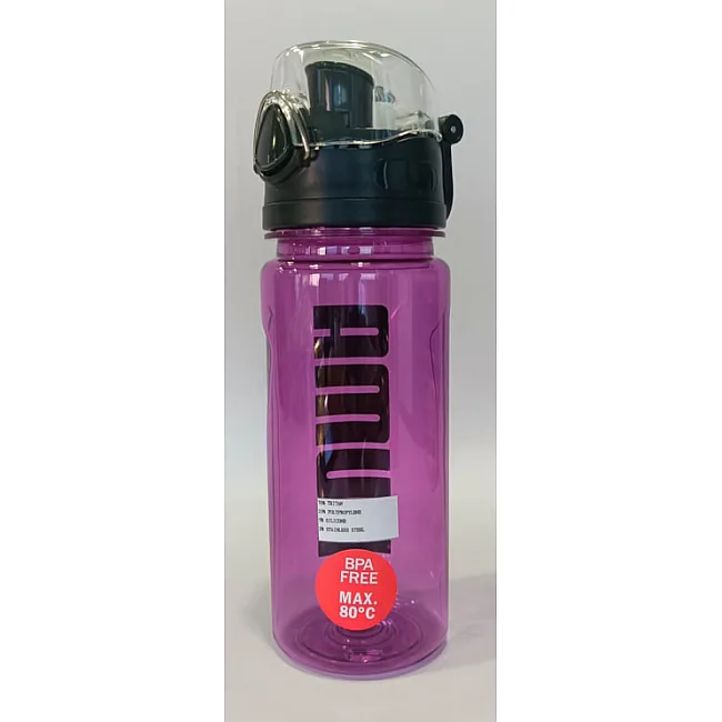 Пляшка Puma TR SPORTSTYLE Waterbottle бузковий, чонрий 600 ml