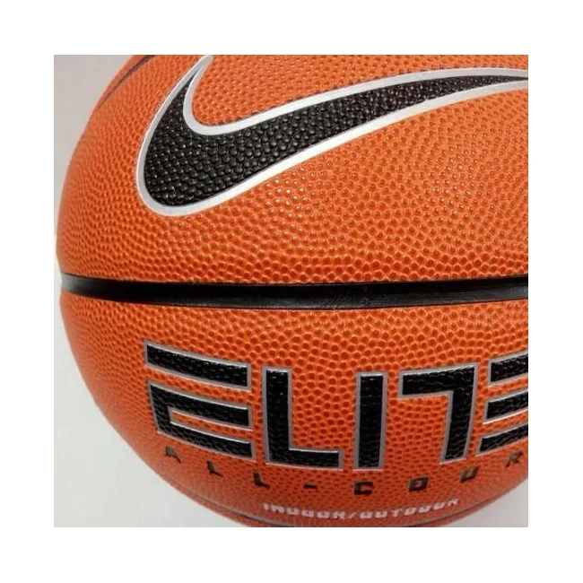 Баскетбольный мяч Nike ELITE ALL COURT 8P 2.0 DEFLATED оранжевый, черный, серебристый 6