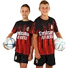 Футбольна форма дитяча із символікою клубу AC MILAN домашня 2024 SP-SPORT CO-7192