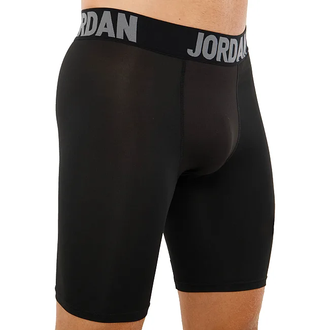 Шорты мужские компрессионные короткие тайтсы JDAN CO-3641 (Черный)