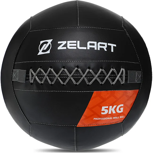 Мяч набивной медицинский для кроссфита WALL BALL ZELART
 TA-7822-5 вес-5кг