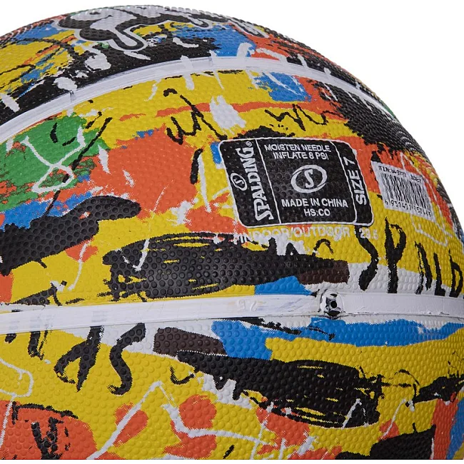 Баскетбольный мяч
 резиновый SPALDING GRAFFITI 84372Y
 7