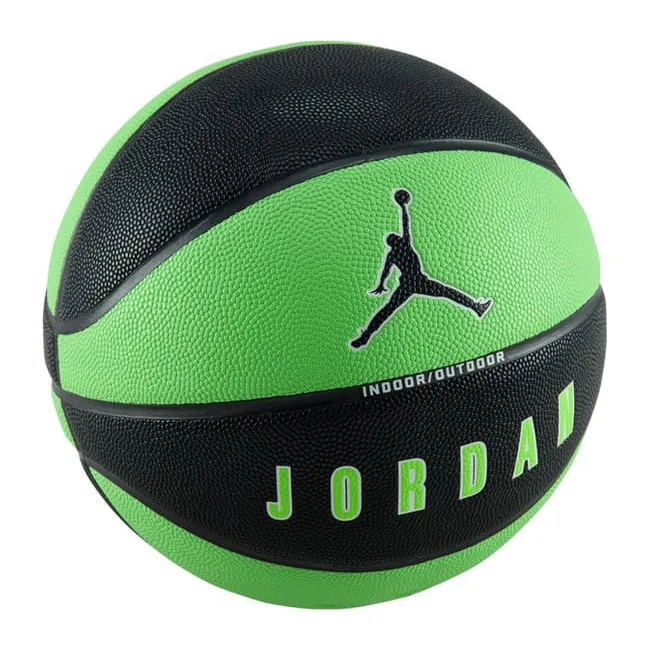 М'яч баскетбольний Nike JORDAN ULTIMATE 2.0 8P DEFLATED зелений, чорний