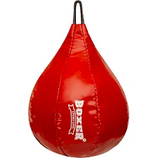Боксерська груша краплеподібна набивна BOXER 1014-02 35x24см (Червоний)