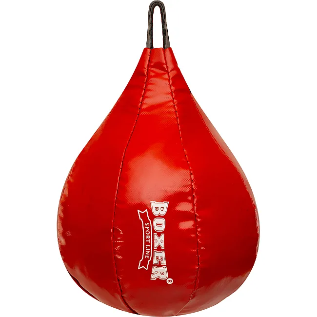 Боксерская груша каплевидная набивная BOXER 1014-02 35x24см (Красный)