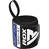 Бинты для запястий (кистовые бинты) RDX GYM WRIST WRAP R11 BLACK/ BLUE