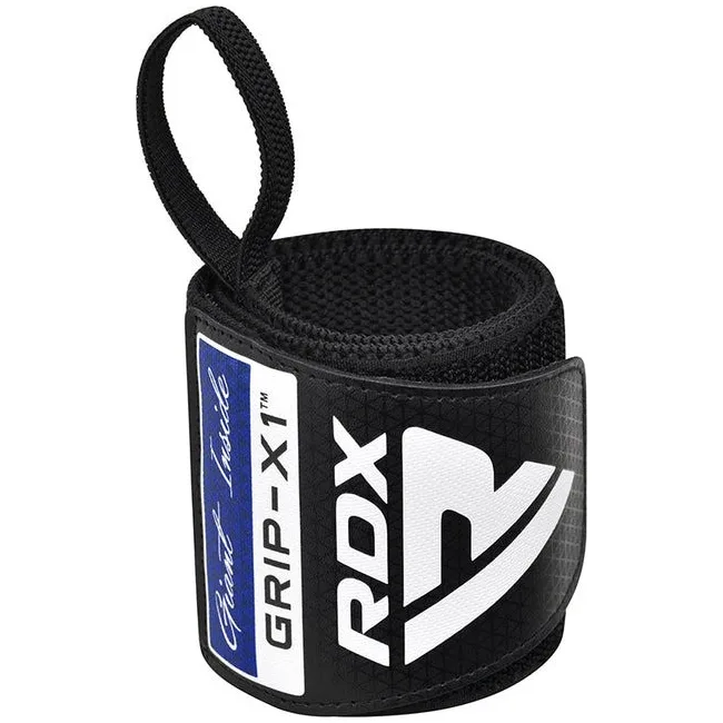 Бинты для запястий (кистовые бинты) RDX GYM WRIST WRAP R11 BLACK/ BLUE