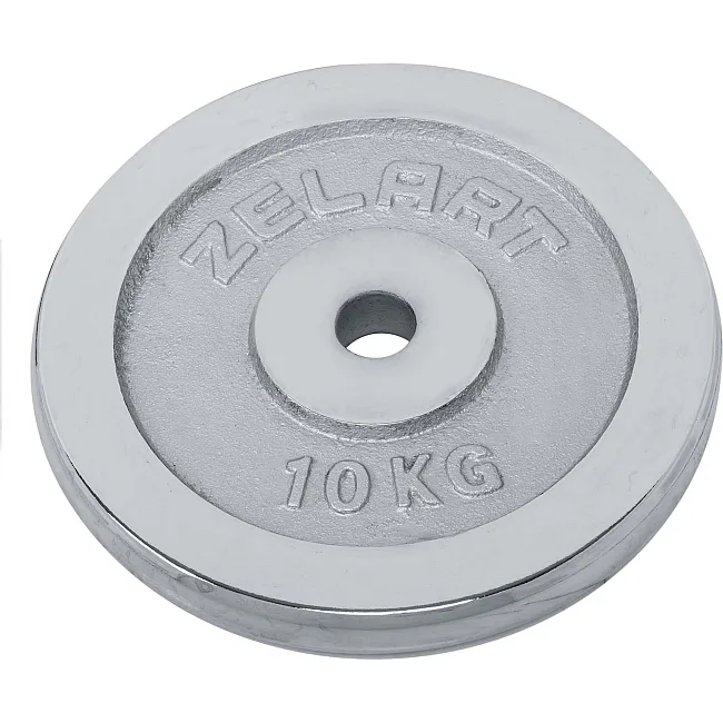 Блины диски хромированные ZELART
 TA-7786-10 31мм 10кг хром