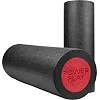 Массажный ролик (роллер) гладкий PowerPlay 4021 Fitness Roller Черно-красный (45x15см.)