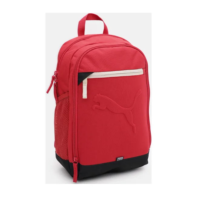 Рюкзак PUMA Buzz Backpack Bag 10L черный, красный 24x11x36 см