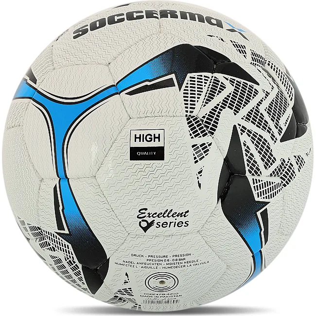 Футбольный мяч
 профессиональный SOCCERMAX FB-4210 №5 PU (Белый-синий)