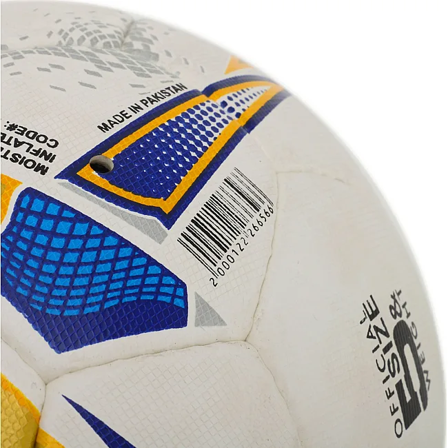Футбольний м'яч
 SOCCERMAX FB-9492 №5 PU (Білий-золотий)