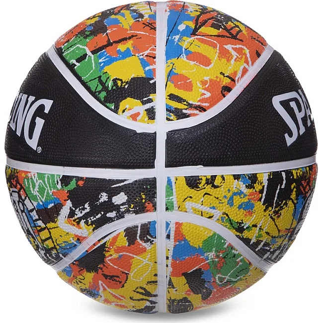 Баскетбольный мяч
 резиновый SPALDING GRAFFITI 84372Y
 7