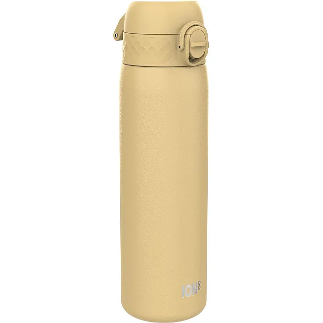 Бутылка для воды металлическая ION8 600 мл. Stainless Steel, Desert